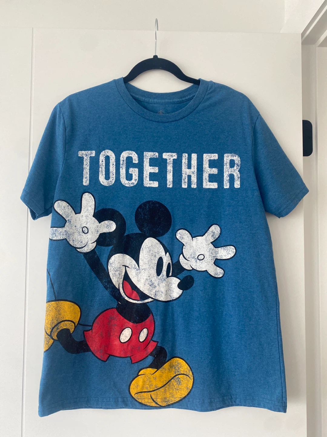 Blue Disney Mickey Mouse "TOGETHER" T-Shirt