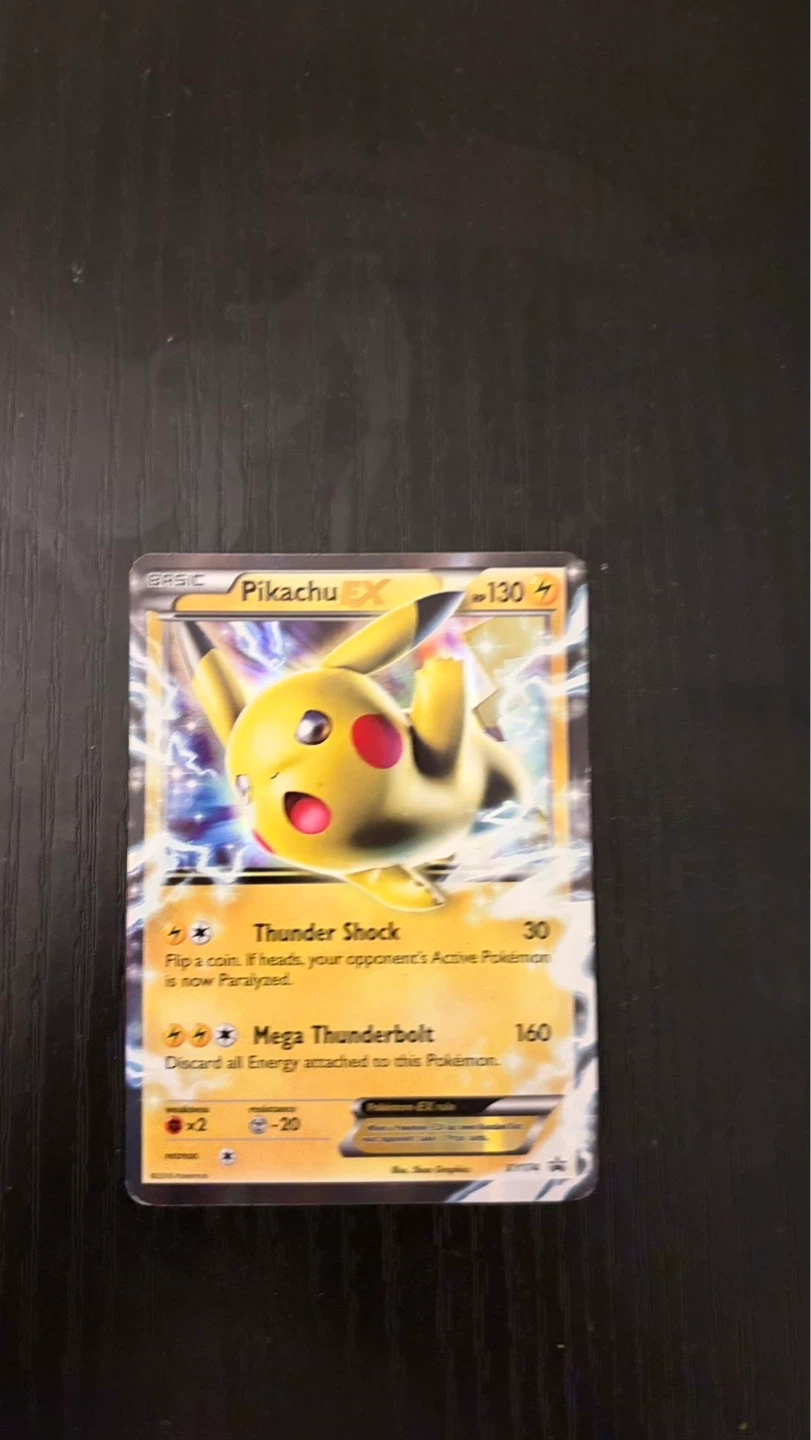 Pokémon Pikachu EX Card