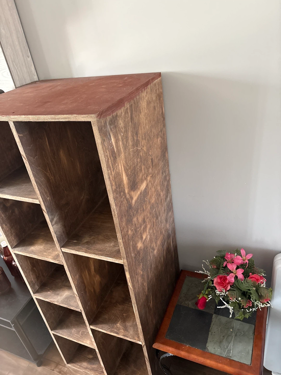 Wooden 8-Cube Storage Shelf - photo 2