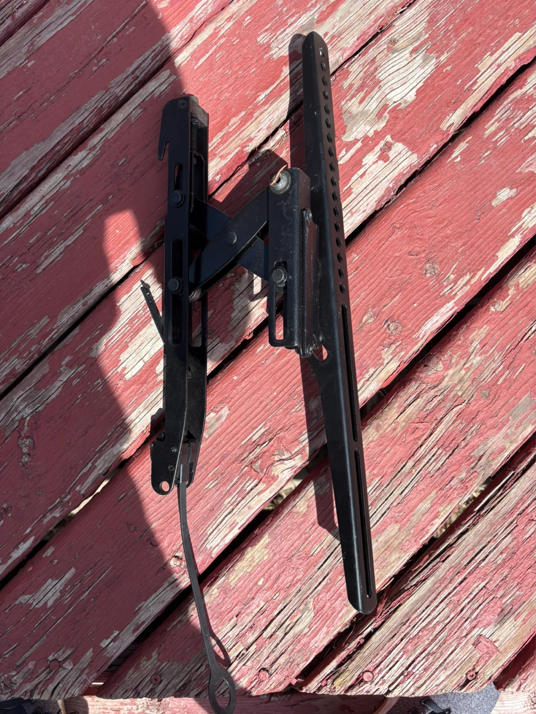 Black Metal TV Wall Mount Bracket