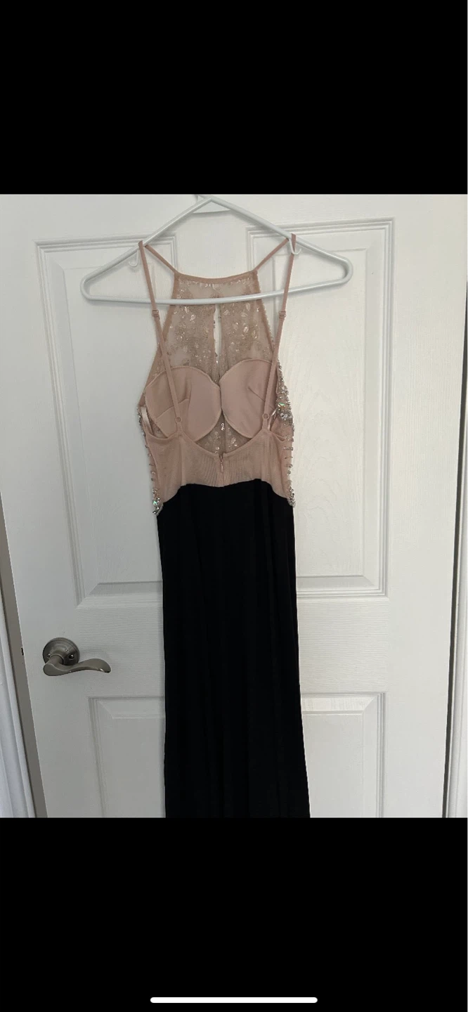 Beaded Halter Neck Formal Dress - photo 2