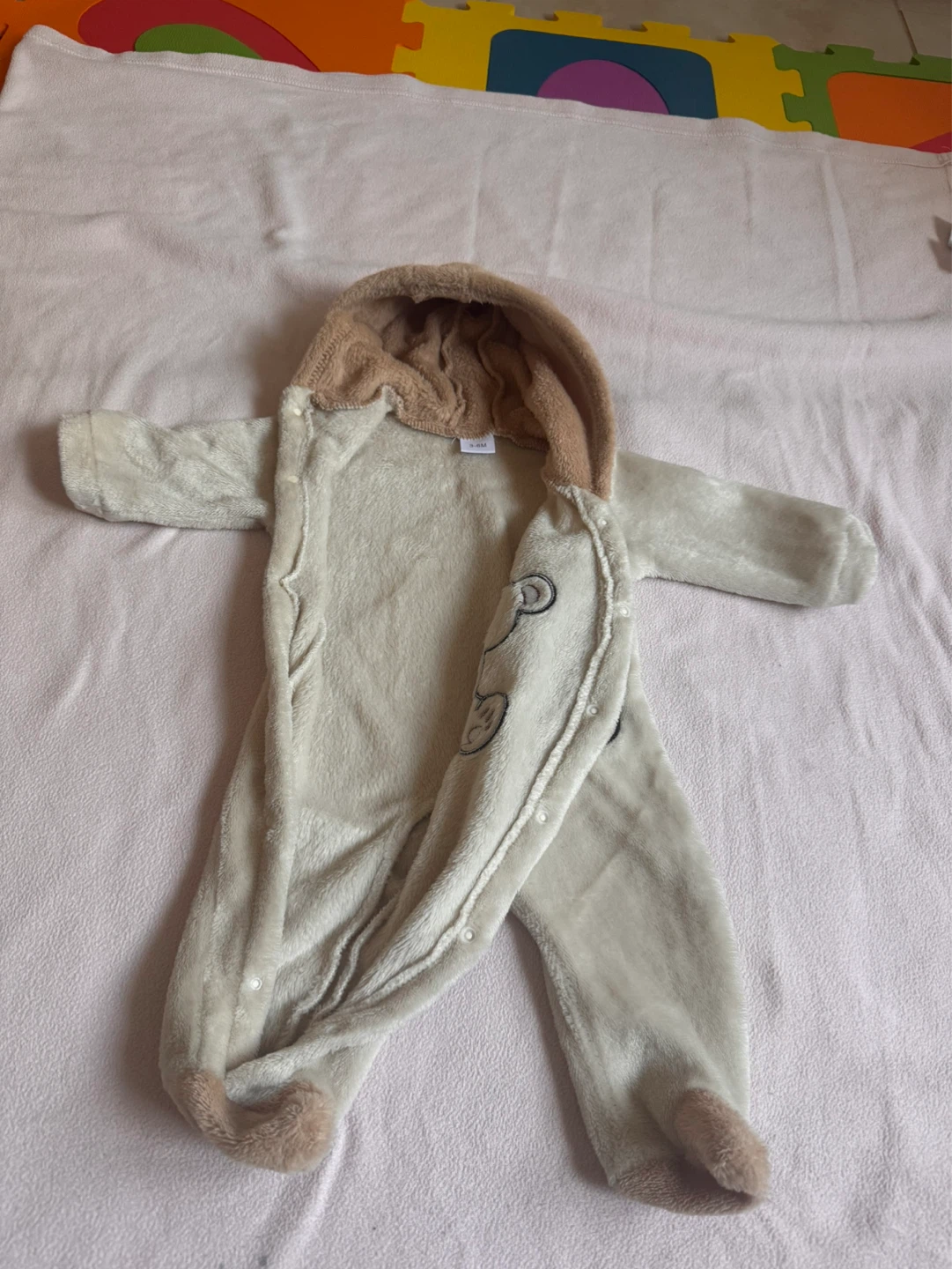 Baby Bunting Suit with Bear Design - 3-6 Months - photo 2