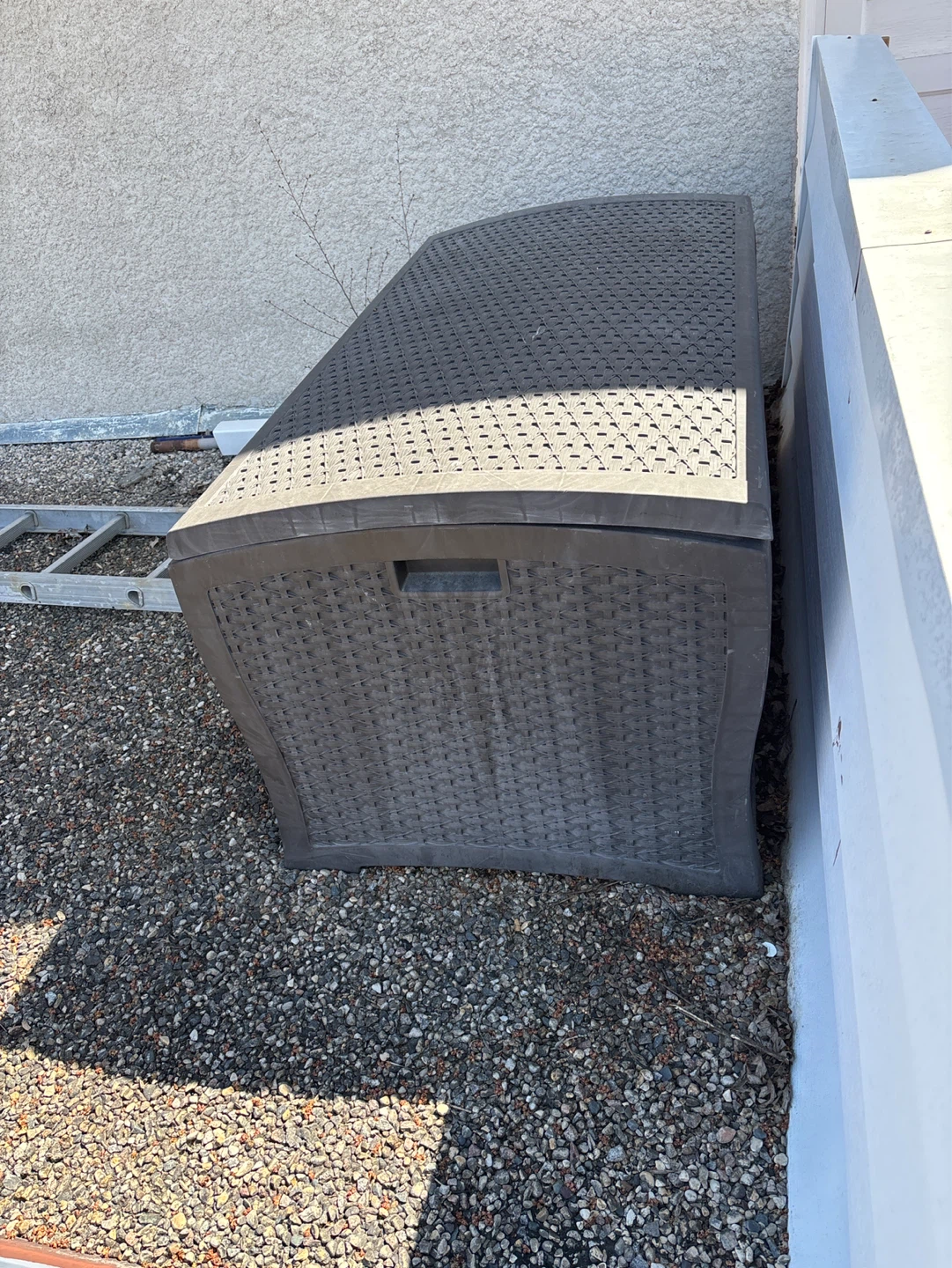Large Dark brown Outdoor Storage Box - photo 2