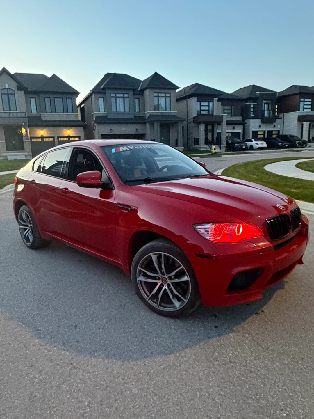 Red BMW X6 M Competition