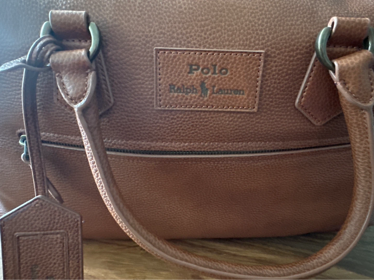 Polo Ralph Lauren Brown Leather Duffle Bag - photo 2