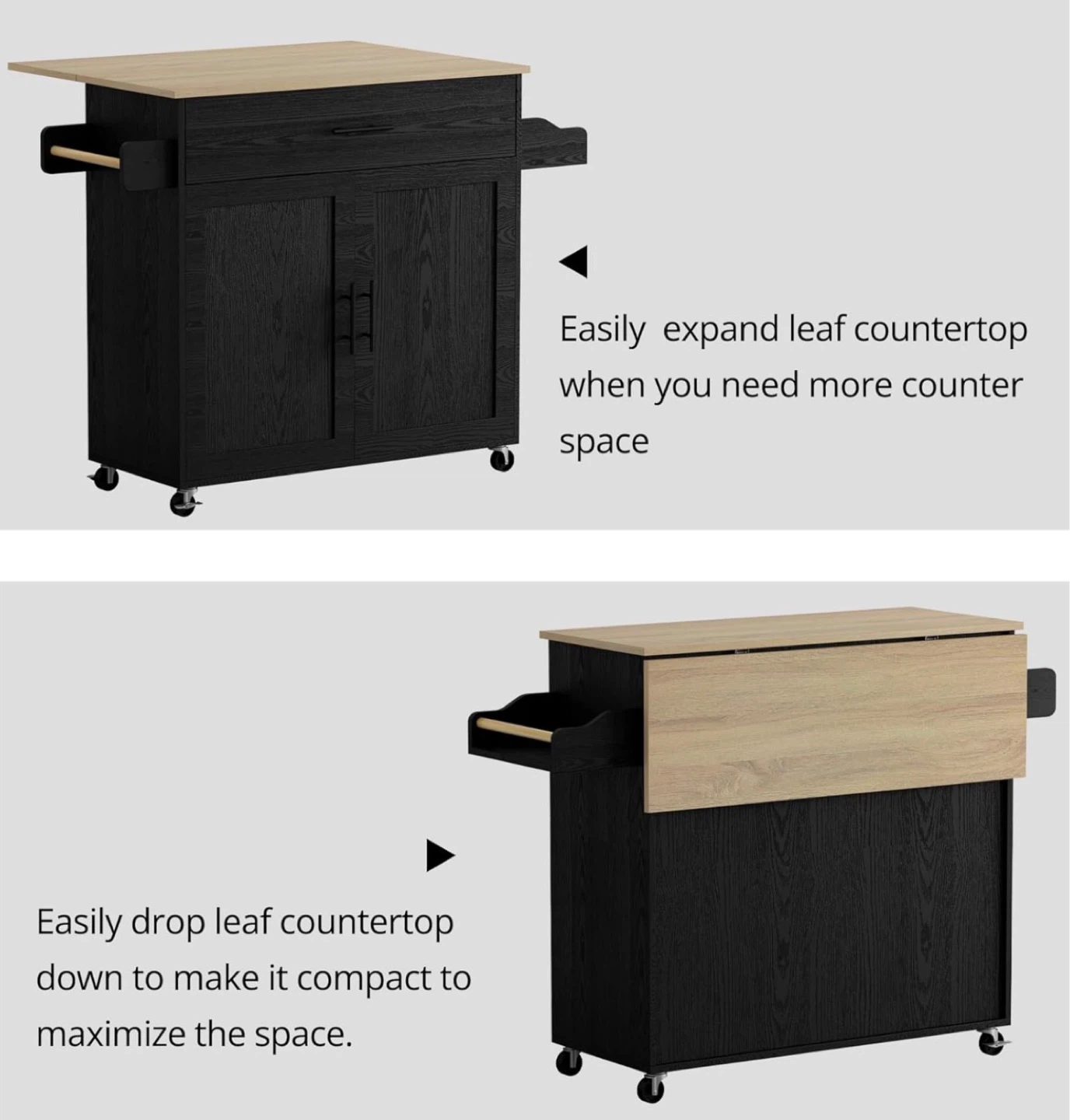 IRONCK Kitchen Island with Wheels - photo 5