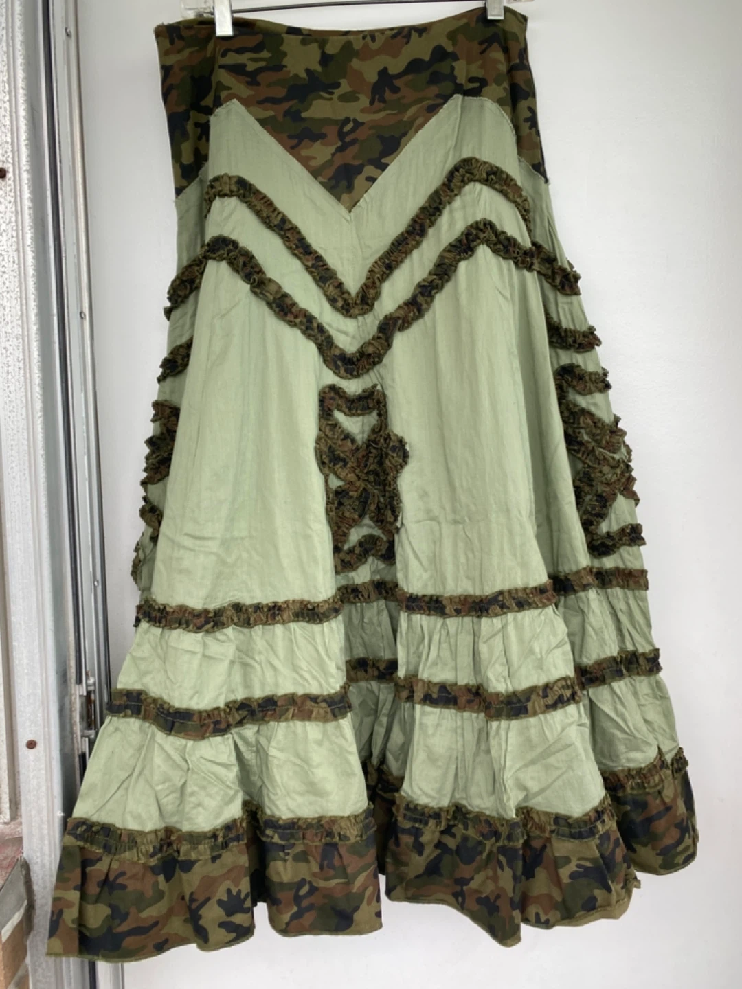 Lapis Camouflage Maxi Skirt - Size S - photo 2
