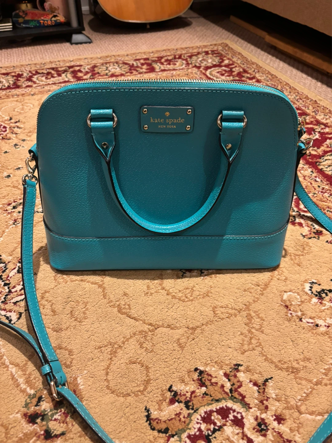 Kate Spade New York Turquoise Dome Satchel - photo 4