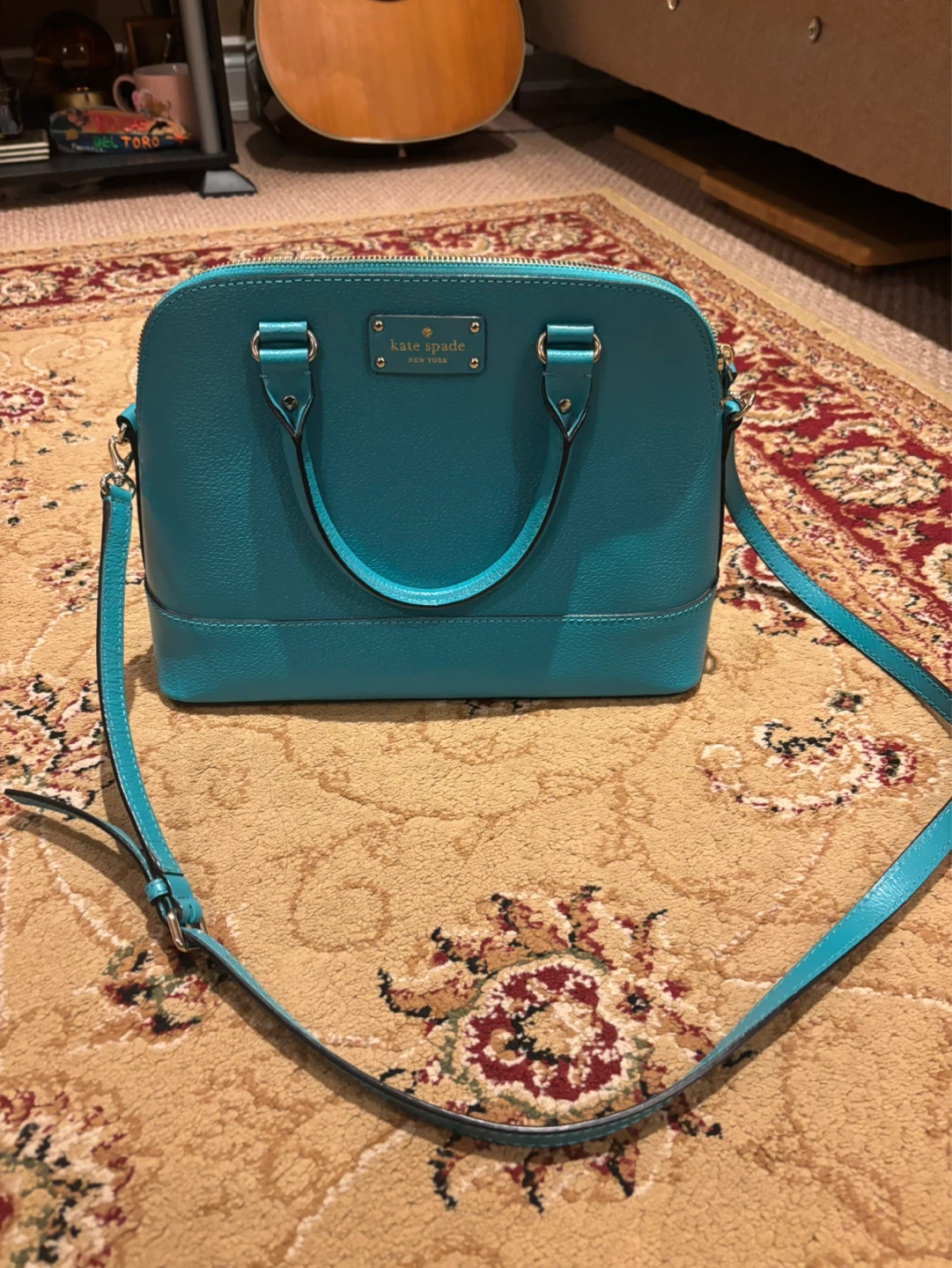 Kate Spade New York Turquoise Dome Satchel - photo 3