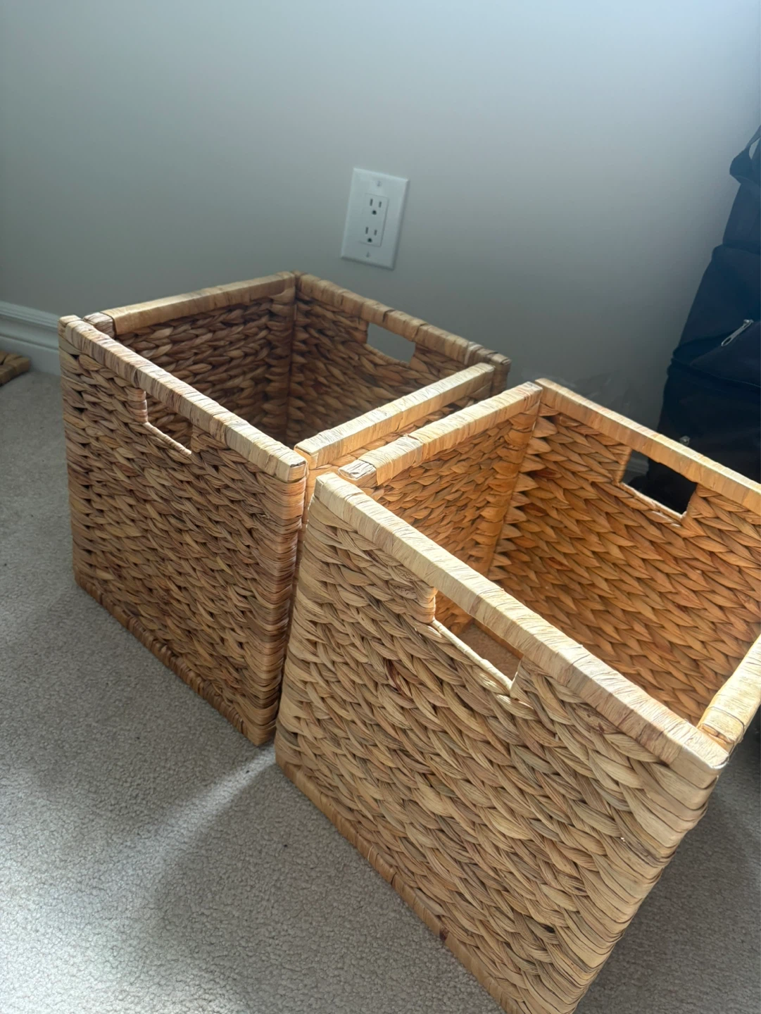Woven Storage Baskets (Set of 2)