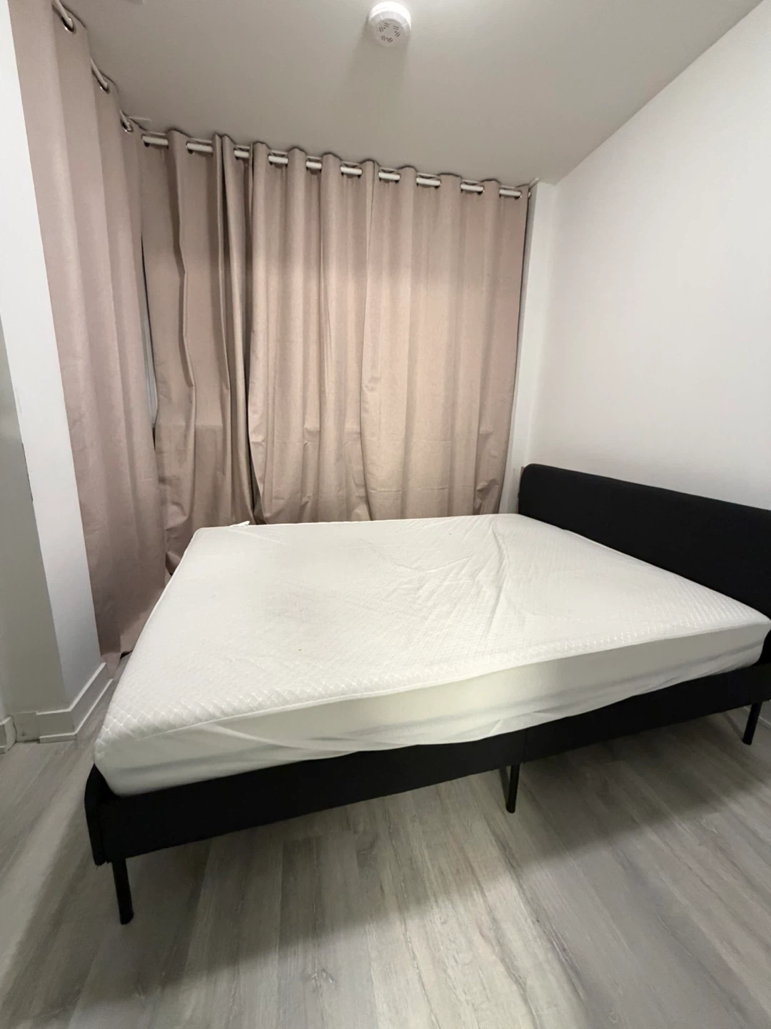 IKEA NEIDEN Bed Frame - Black and Mattress - photo 2