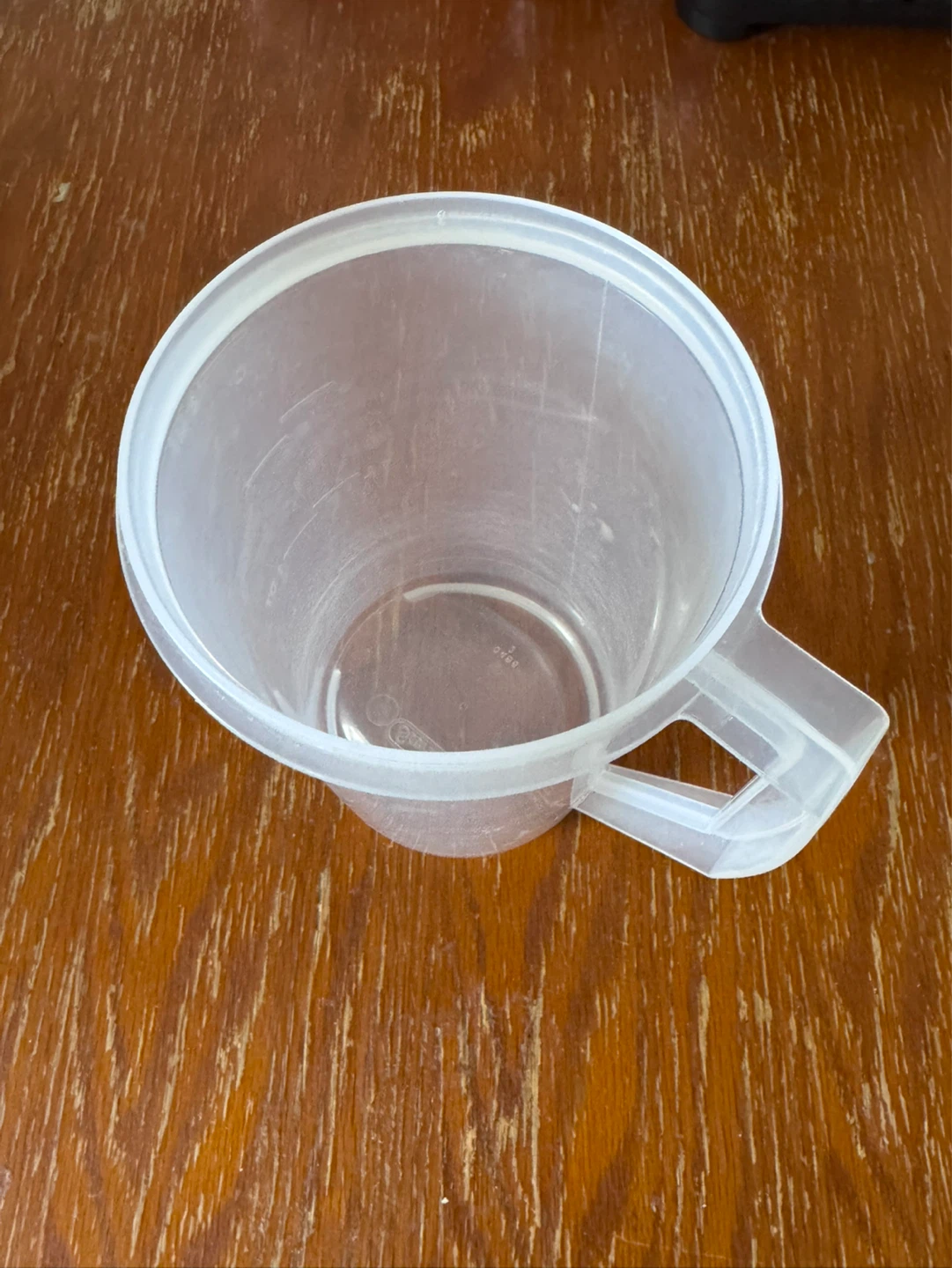 Clear Plastic Pitcher with Blue Lid - photo 2