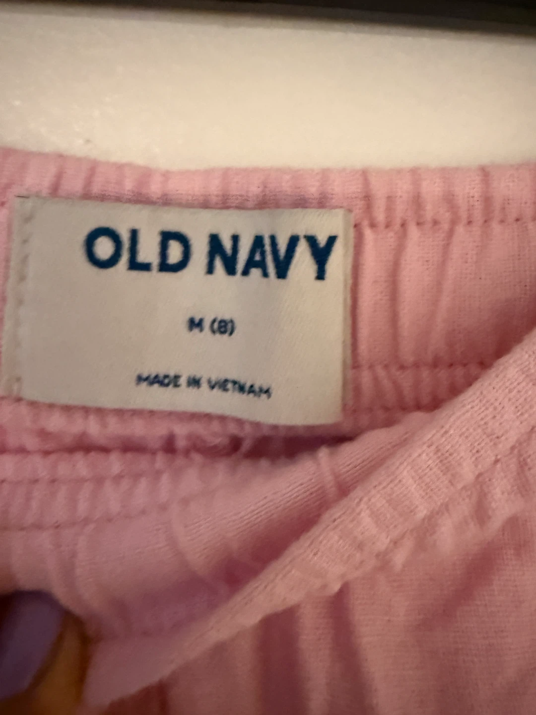 Old Navy Pink Linen Blend Cropped Pants Size M - photo 3