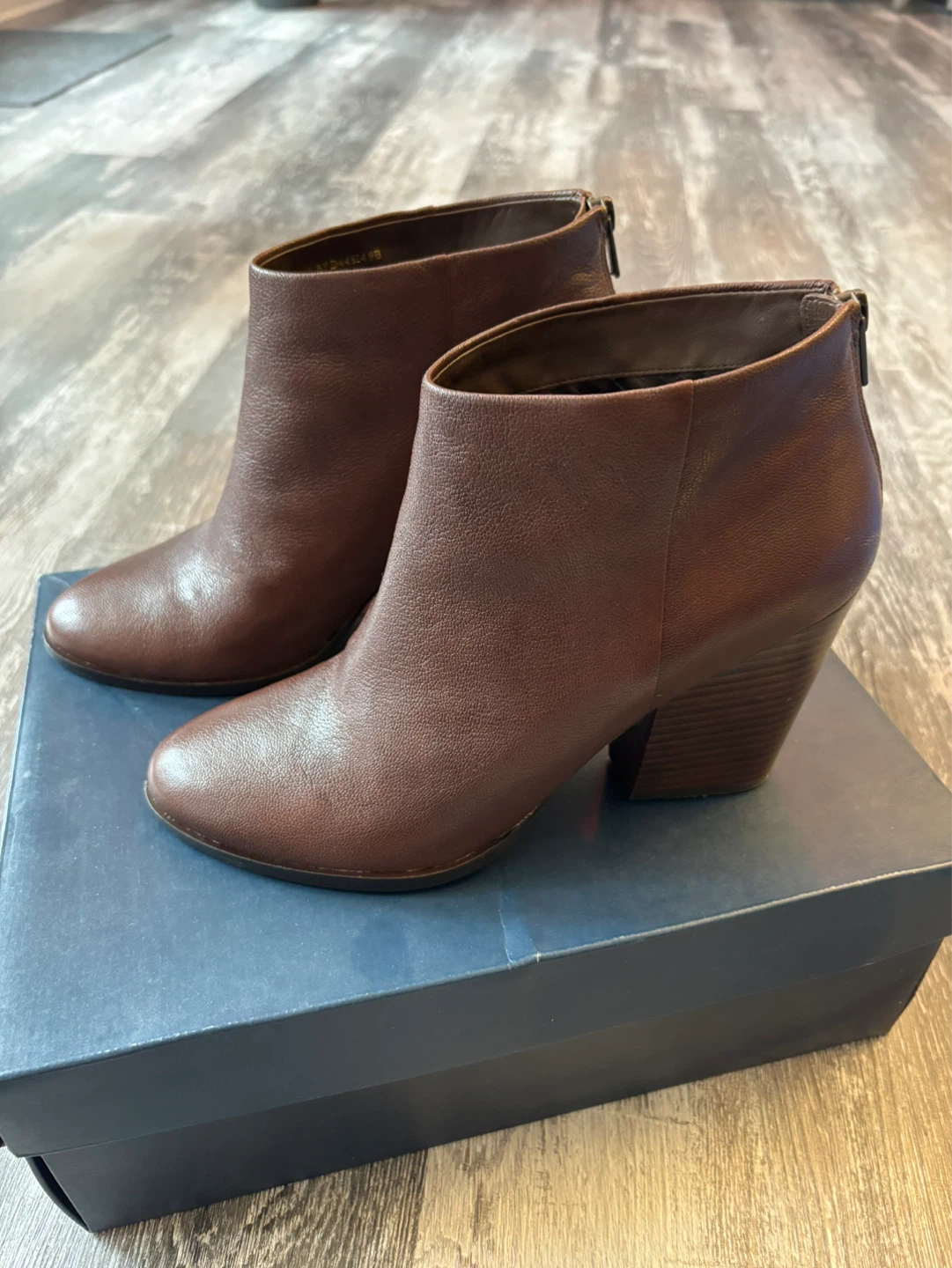 Cole Haan Brown Leather Ankle Boots