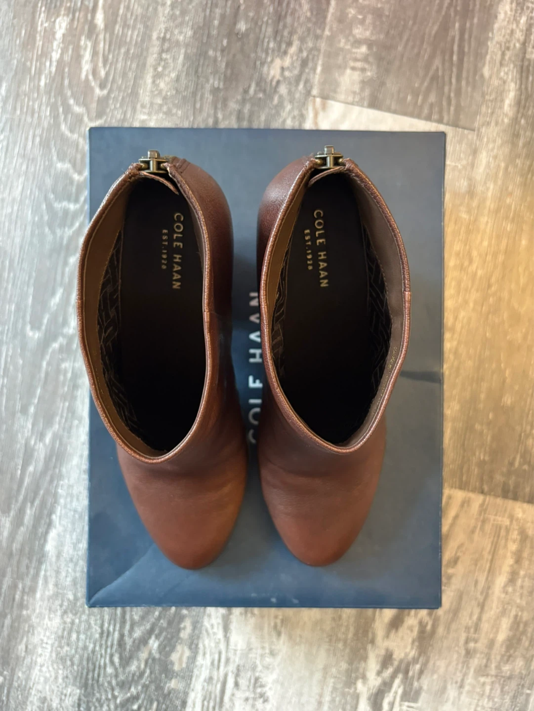 Cole Haan Brown Leather Ankle Boots - photo 4