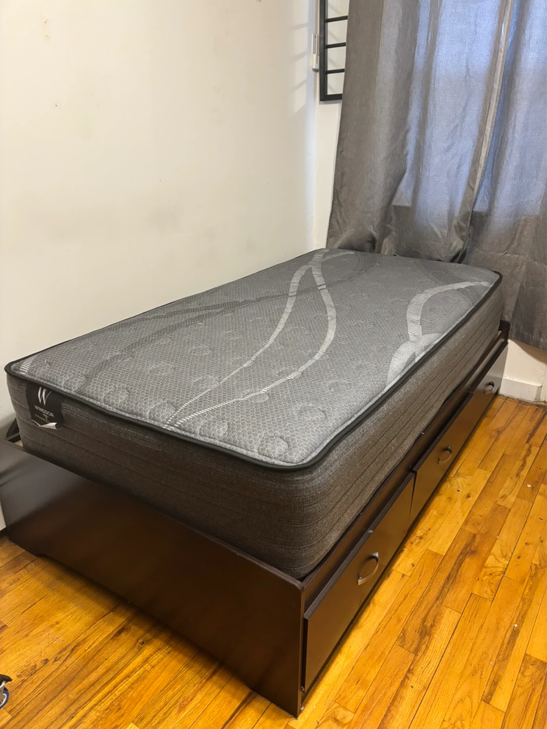 Twin Size Mattress with Storage Drawers