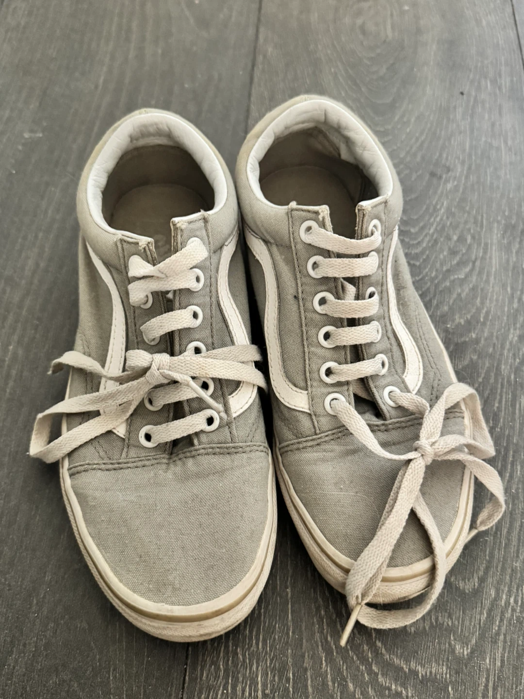 Vans Grey Sneakers (US 7 Women)