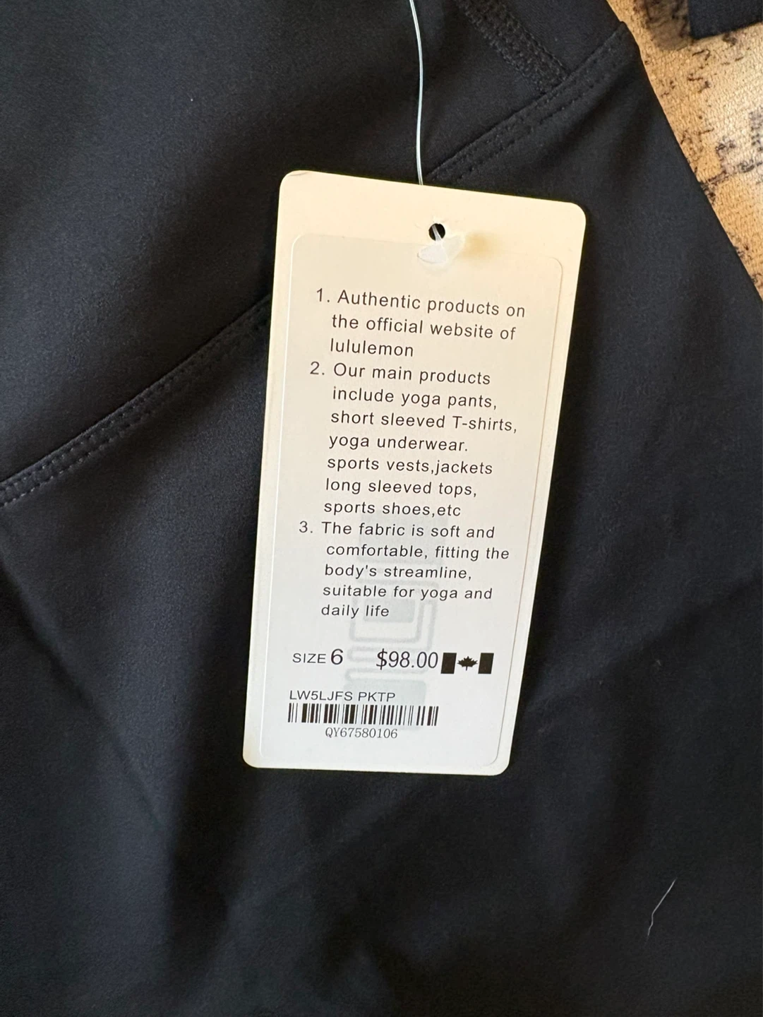 Lululemon Black Jacket and Shorts Set - Size 6 - photo 4