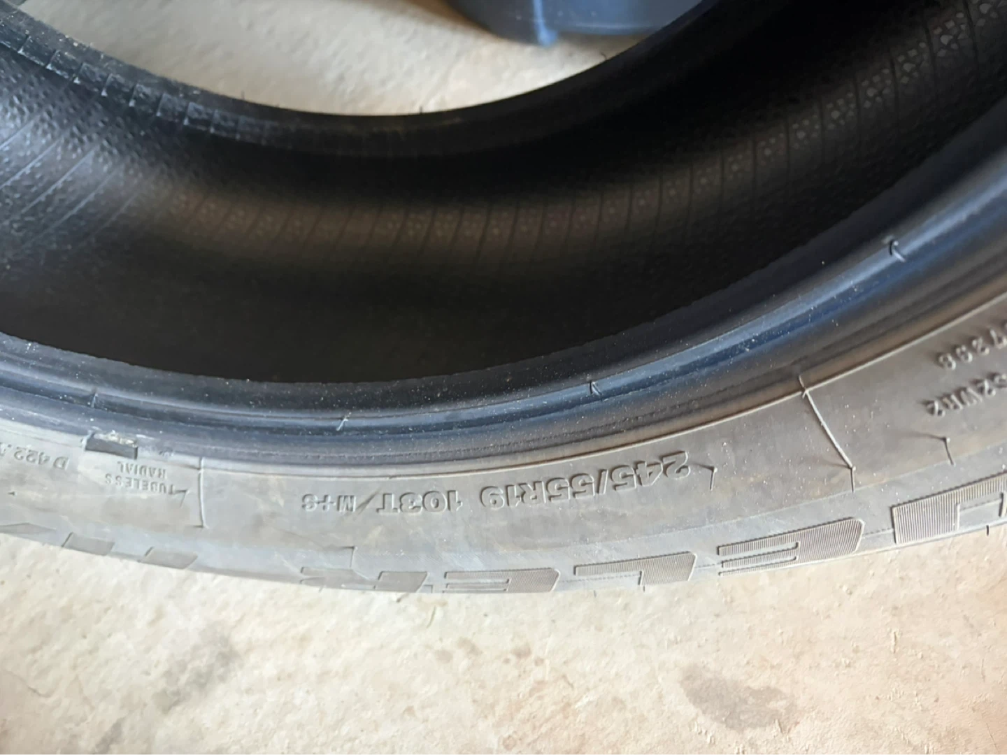 Used Tire 245/55R19 - photo 2
