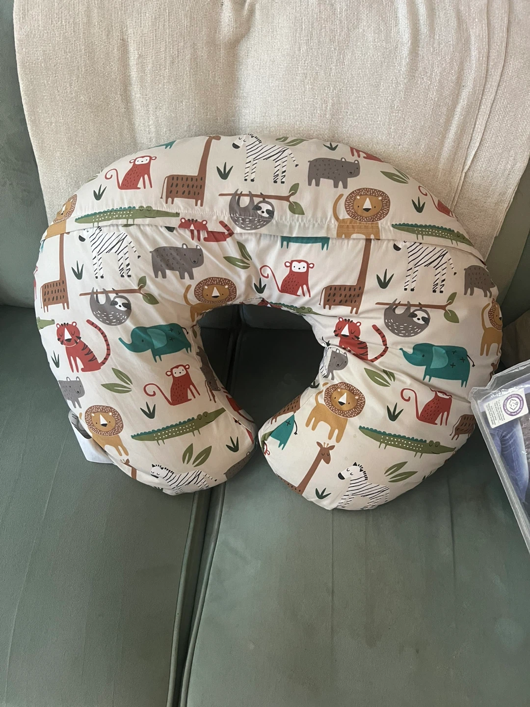 Boppy Original Support Nursing Pillow - Safari Animals - photo 2