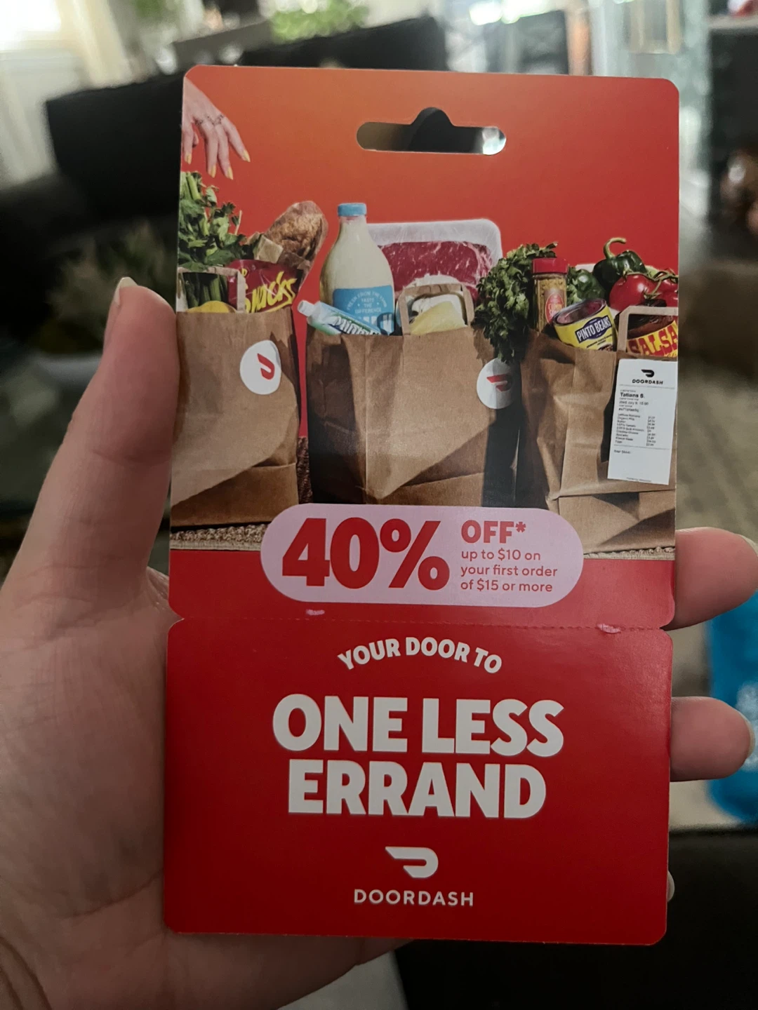 DoorDash 40% Off Coupon