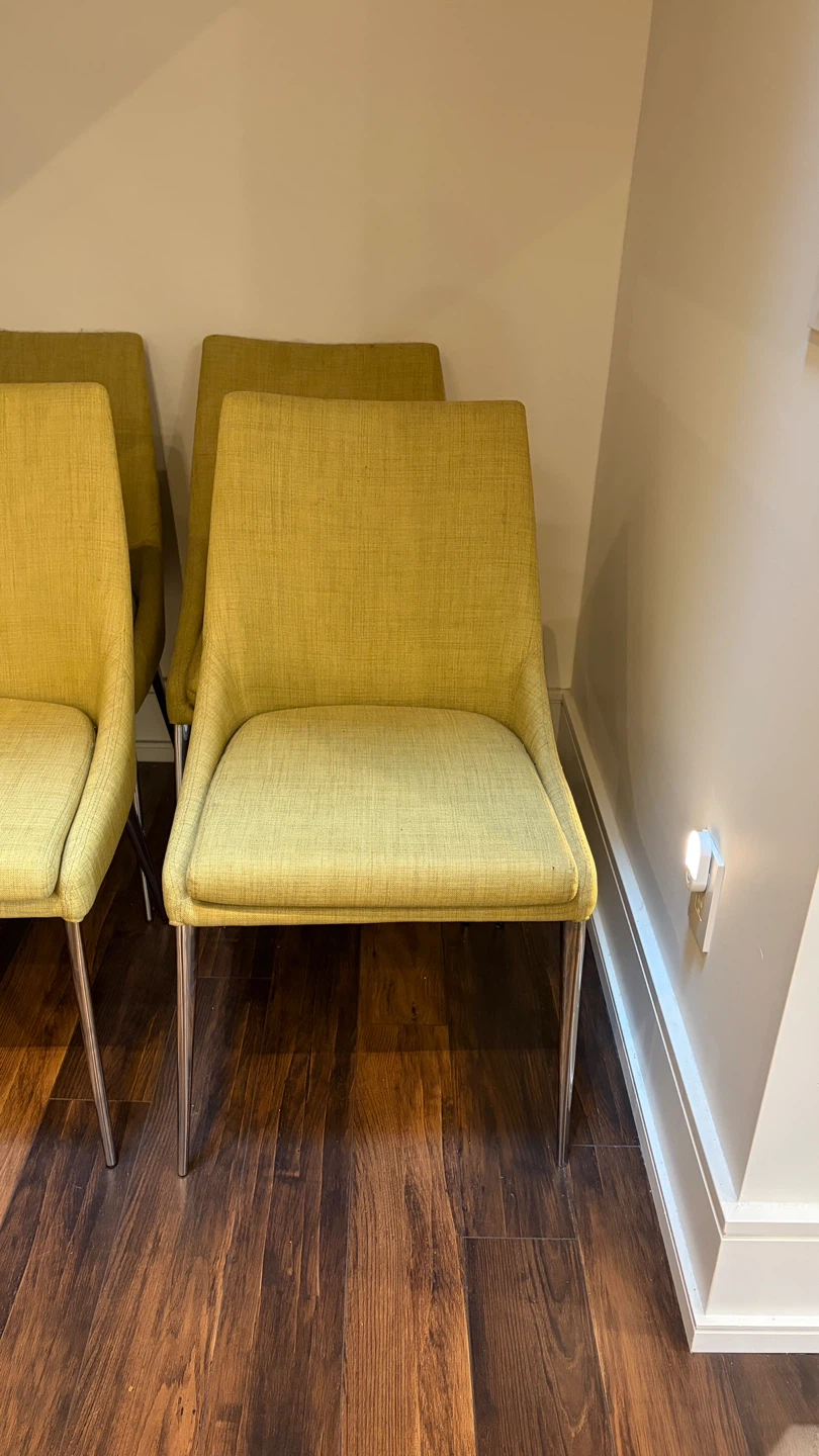 light green chairs set - photo 3