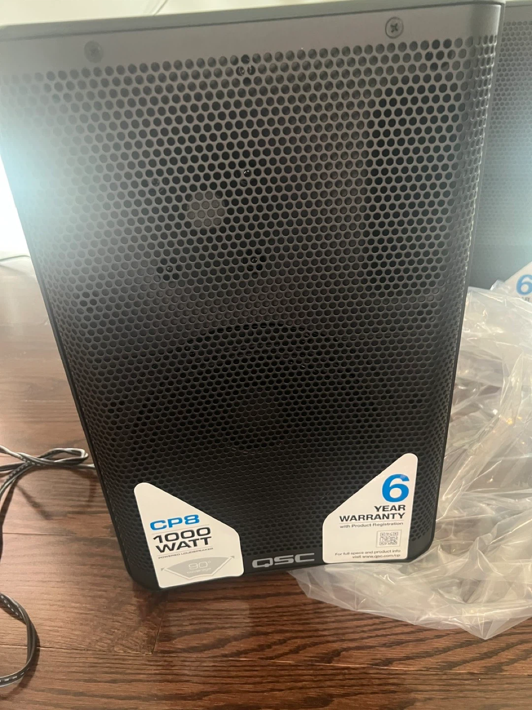 2 QSC CP Series Powered Loudspeaker