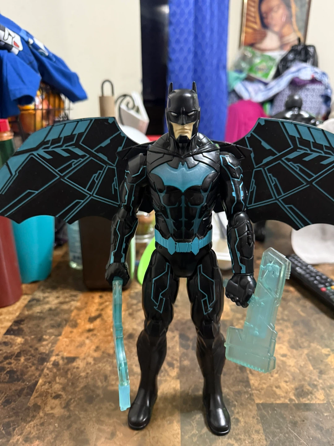 Batman Action Figure with Wings and Weapons