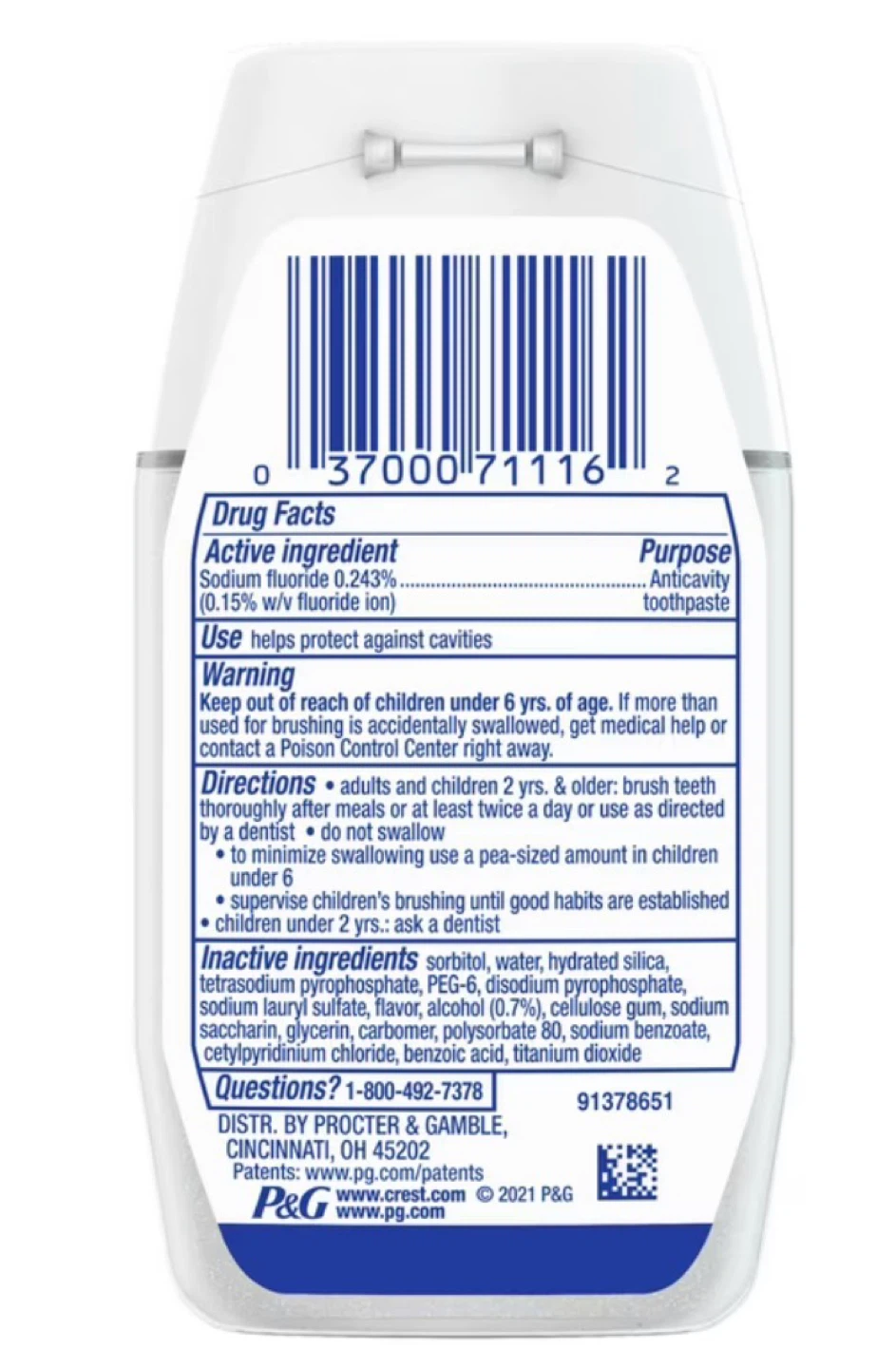 Crest Complete Toothpaste with Scope Freshness - photo 2