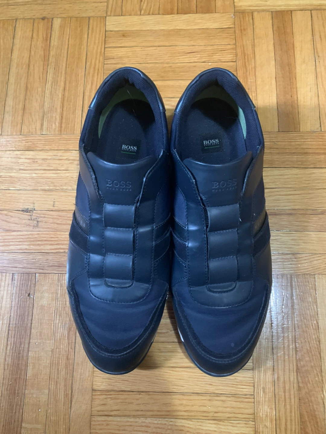 Hugo Boss Navy Blue Slip-On Sneakers - photo 3