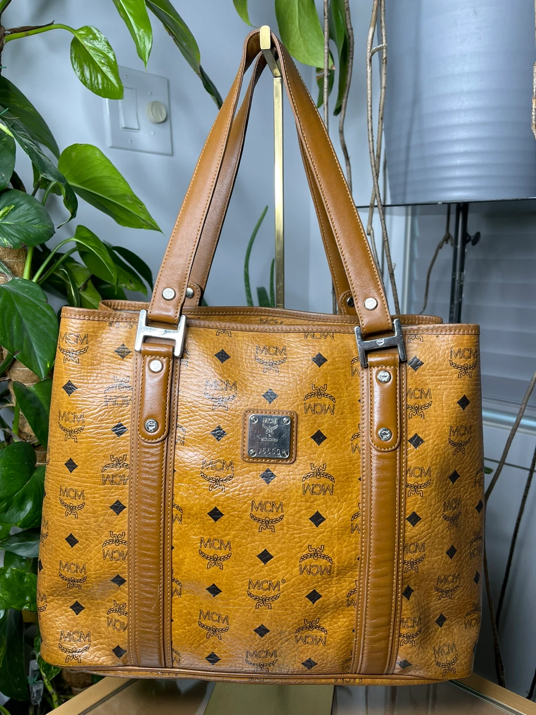 MCM Visetos Tote Bag