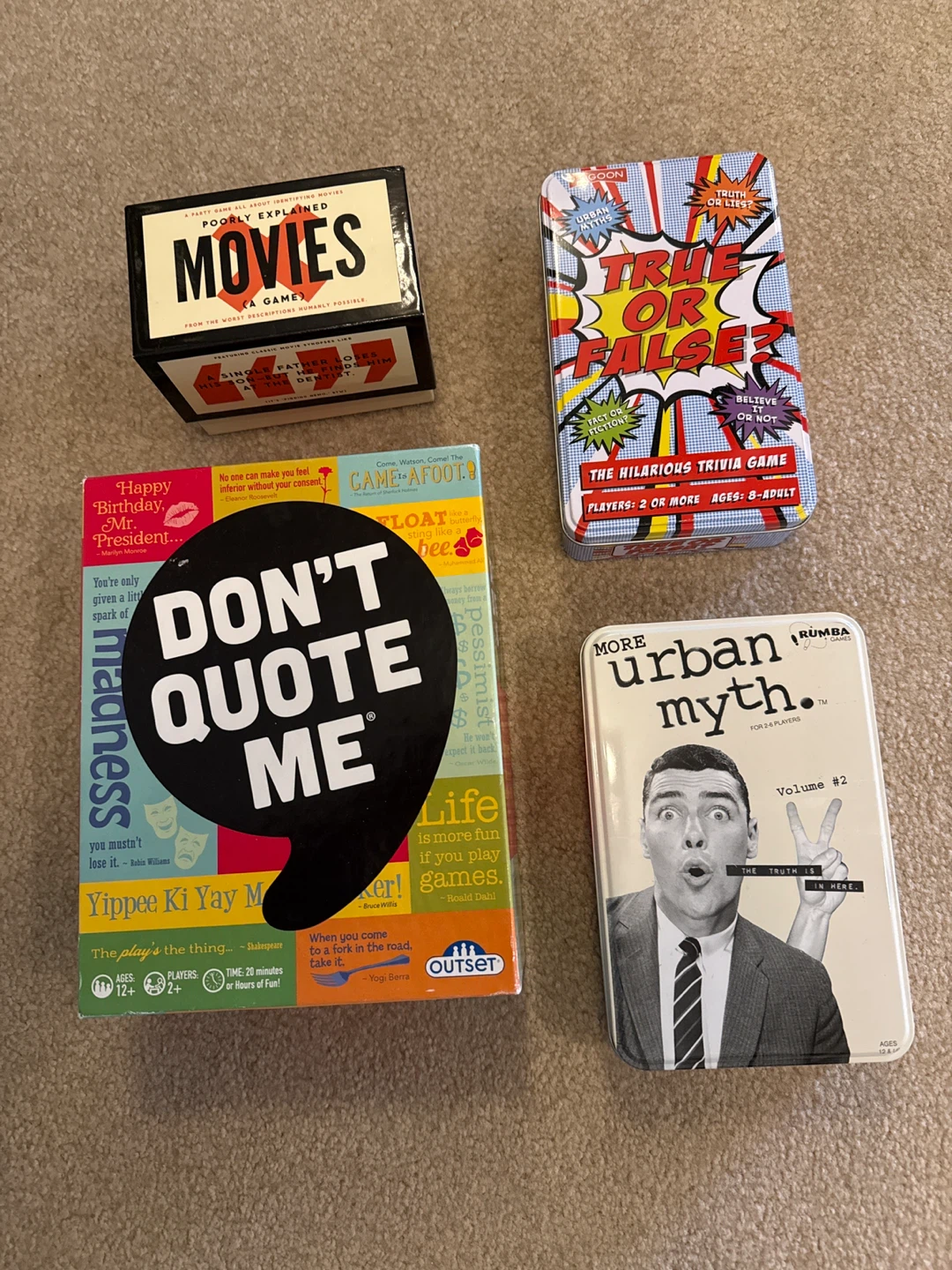 FOUR fun games