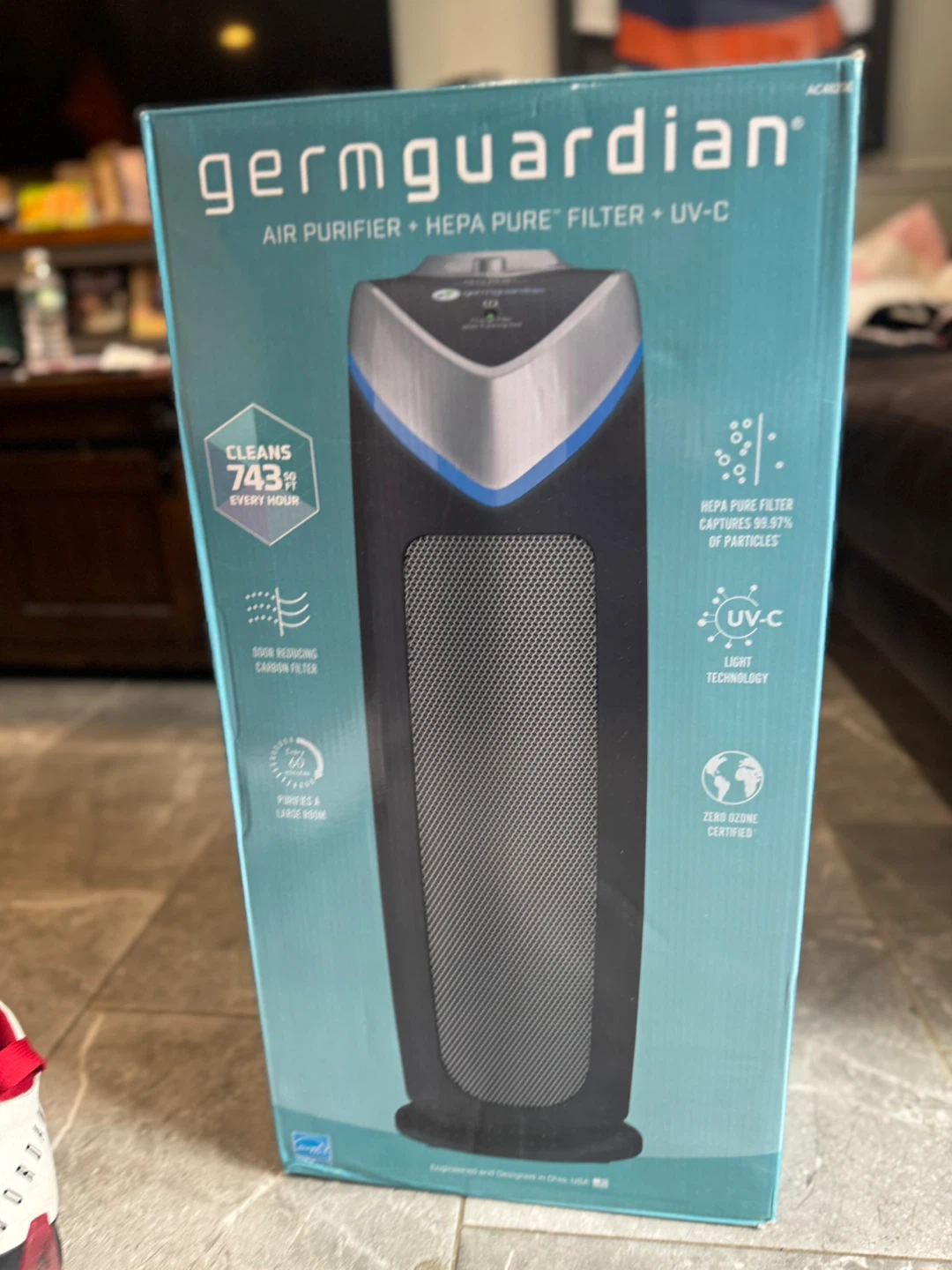 GermGuardian Air Purifier + HEPA Pure Filter + UV-C - photo 2