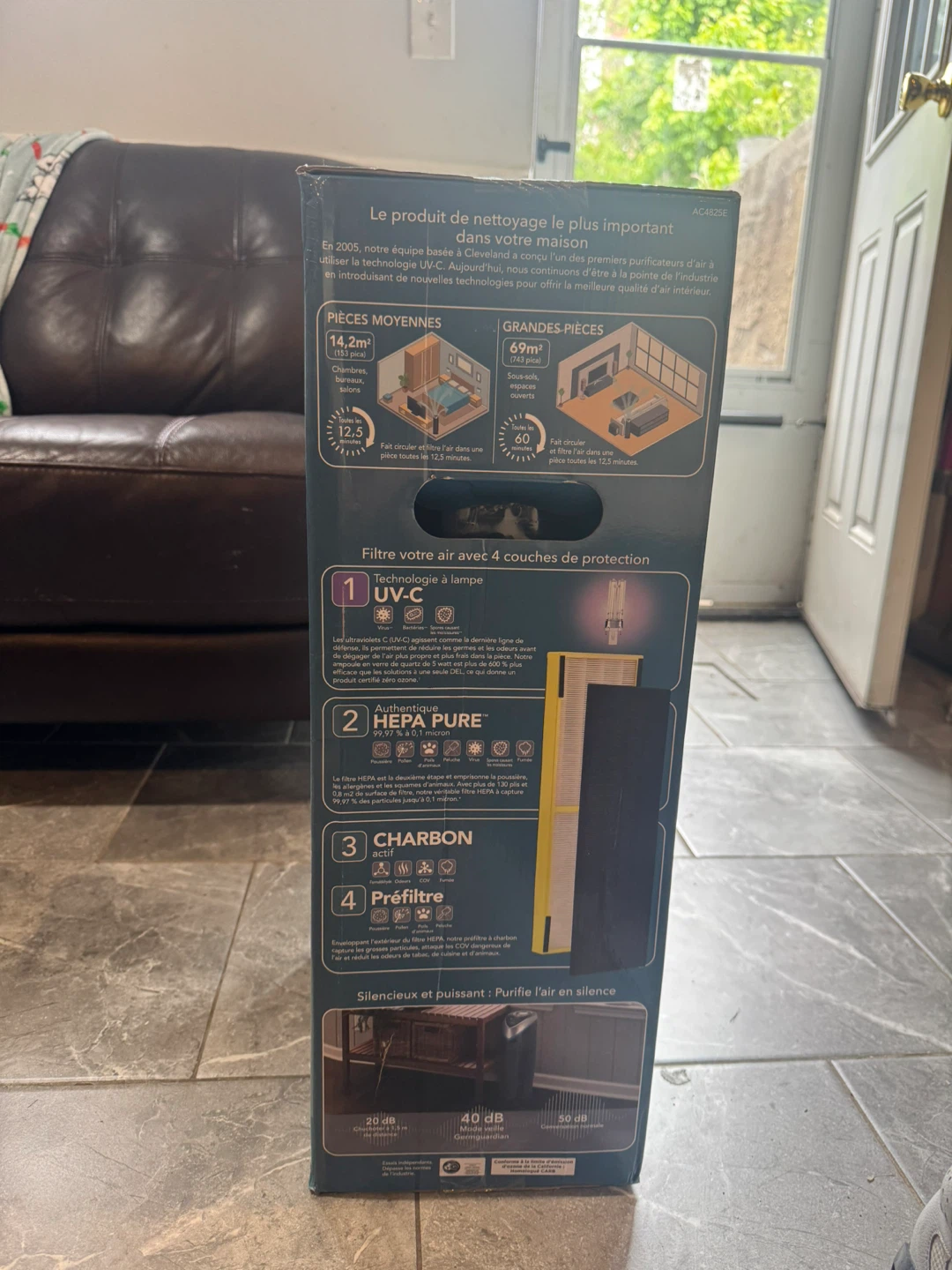 GermGuardian Air Purifier + HEPA Pure Filter + UV-C - photo 4