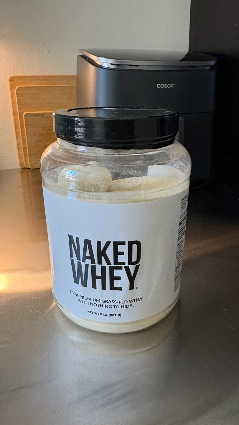 Naked Whey 2 lb Premium Grass-Fed Whey Protein Powder