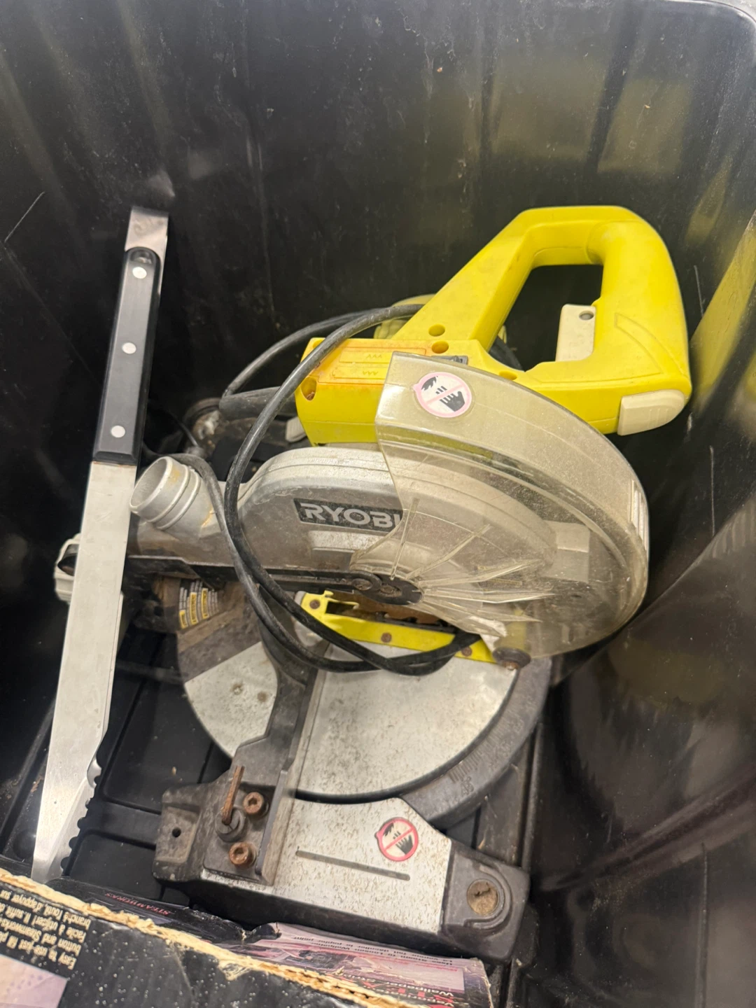 Ryobi Chop Saw and Rug Doctor Pro Upholstery Cleaner - photo 2