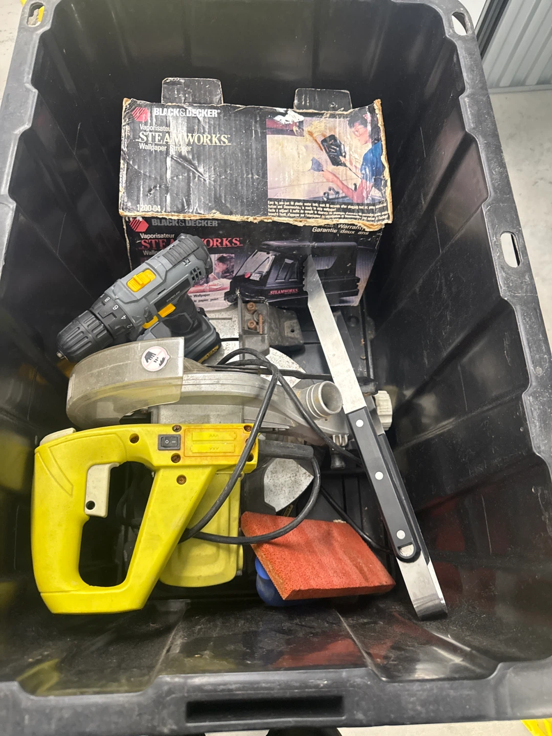 Ryobi Chop Saw and Rug Doctor Pro Upholstery Cleaner - photo 3