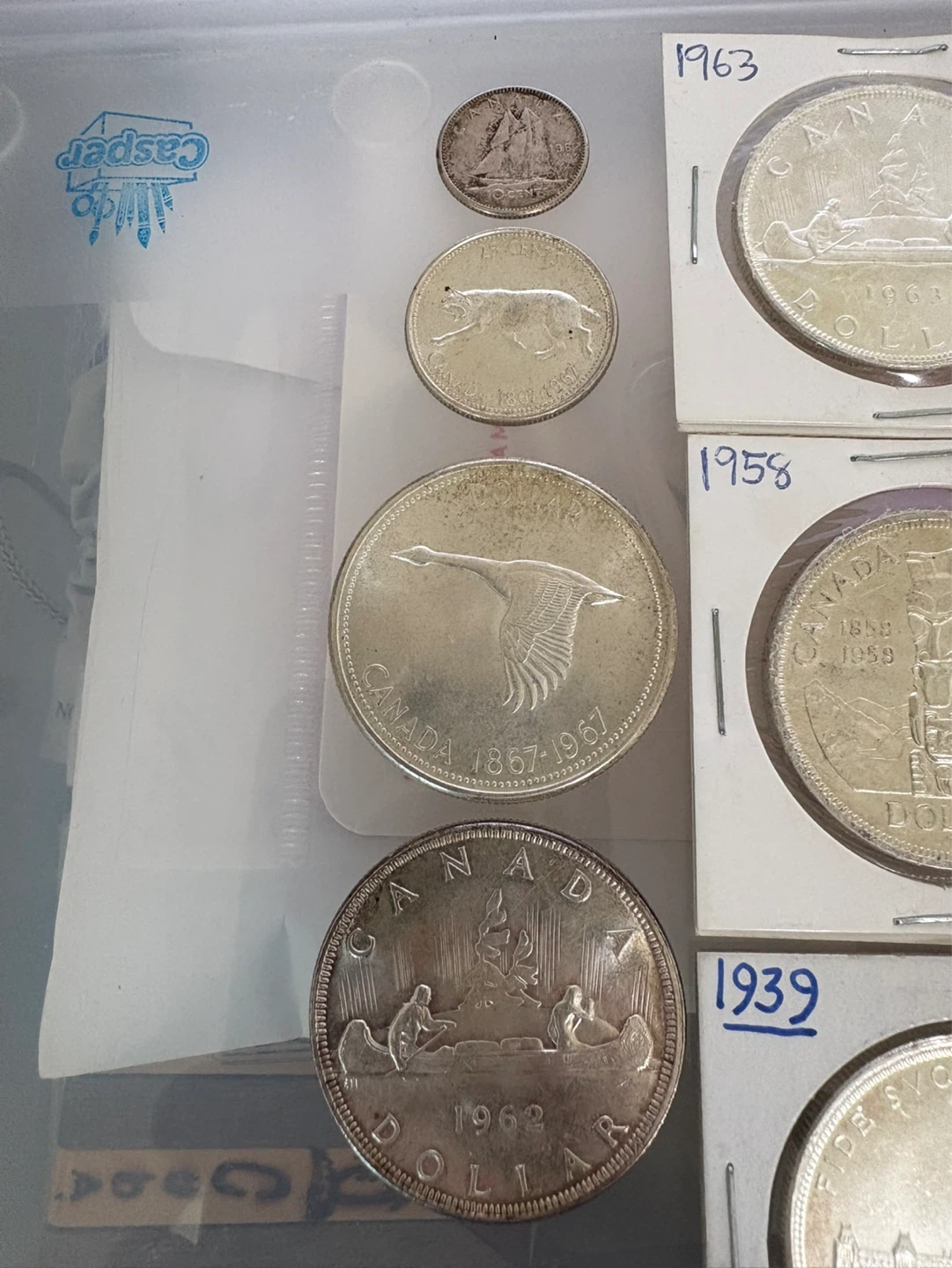 Collection of Canadian Silver Dollars lot - photo 2
