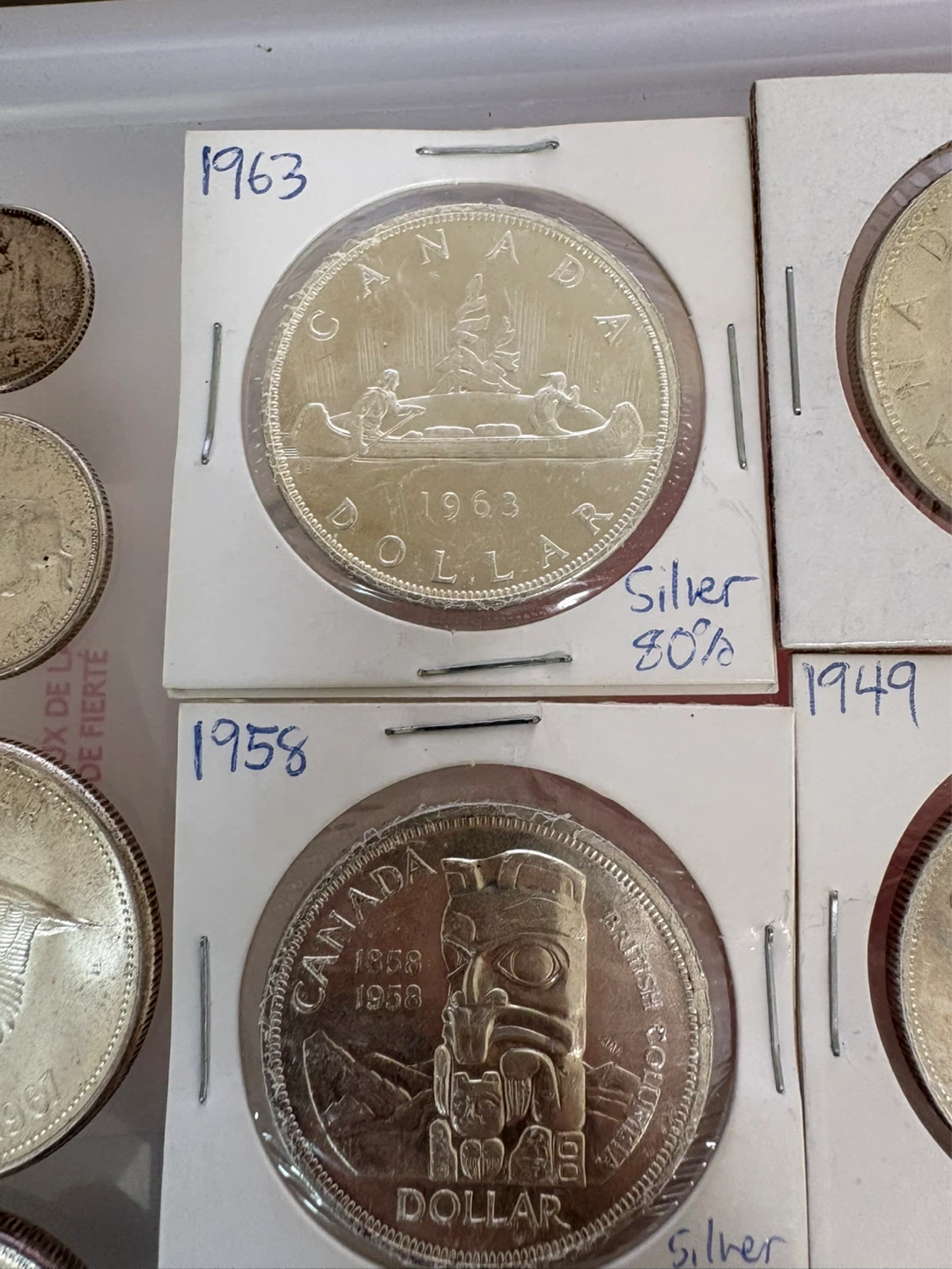 Collection of Canadian Silver Dollars lot - photo 4