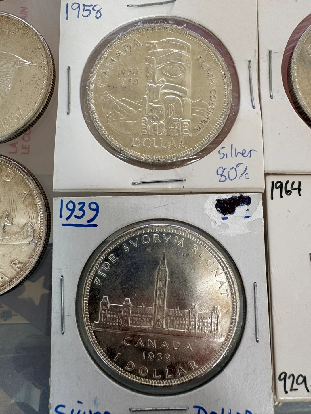 Collection of Canadian Silver Dollars lot - photo 3