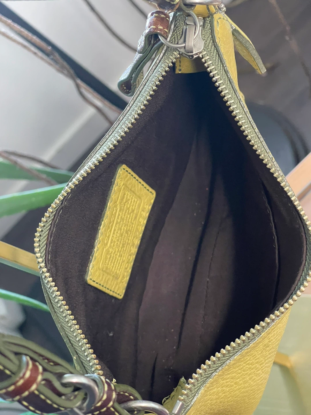 Coach Yellow Leather Shoulder Bag - photo 4