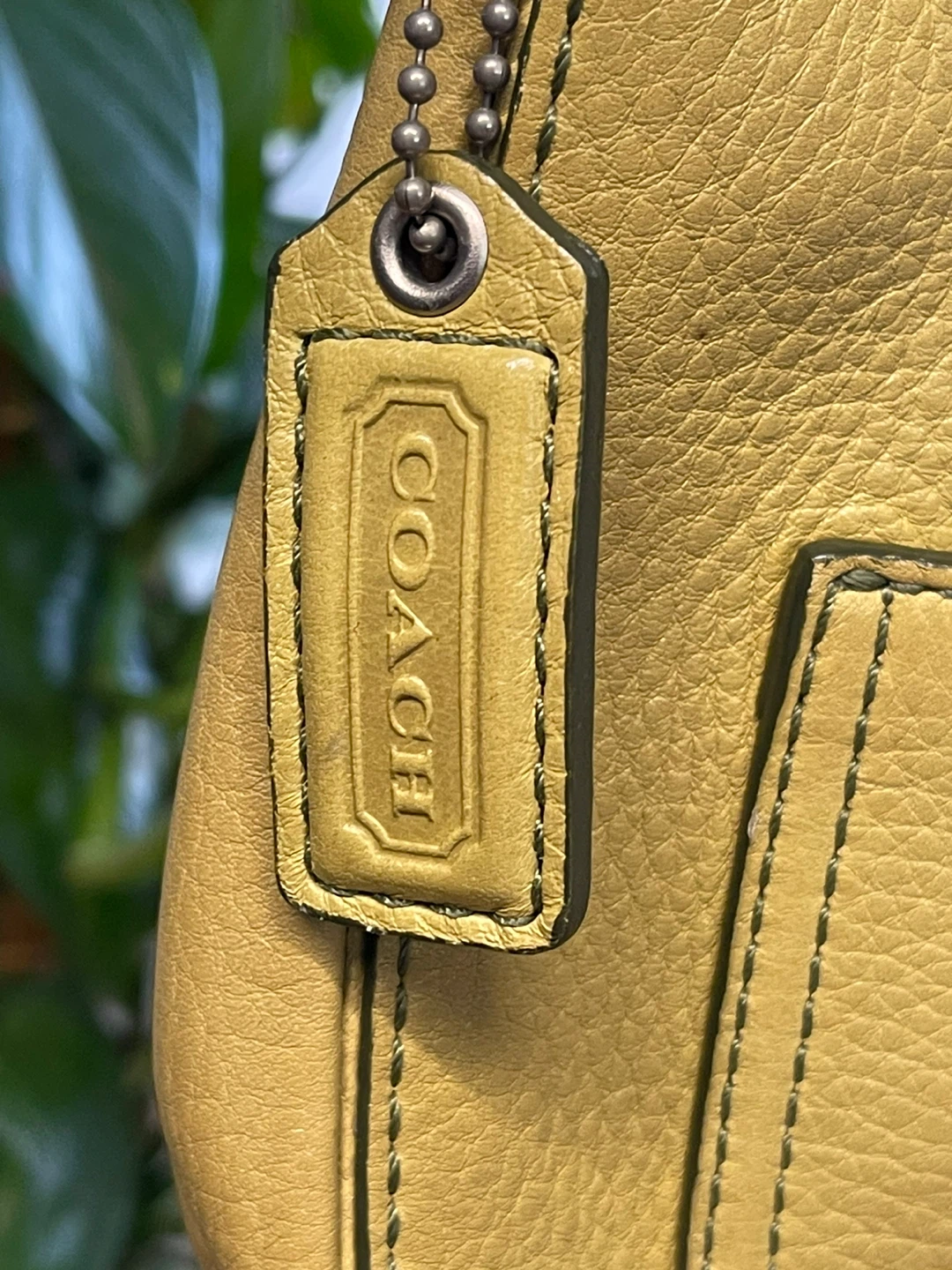 Coach Yellow Leather Shoulder Bag - photo 2