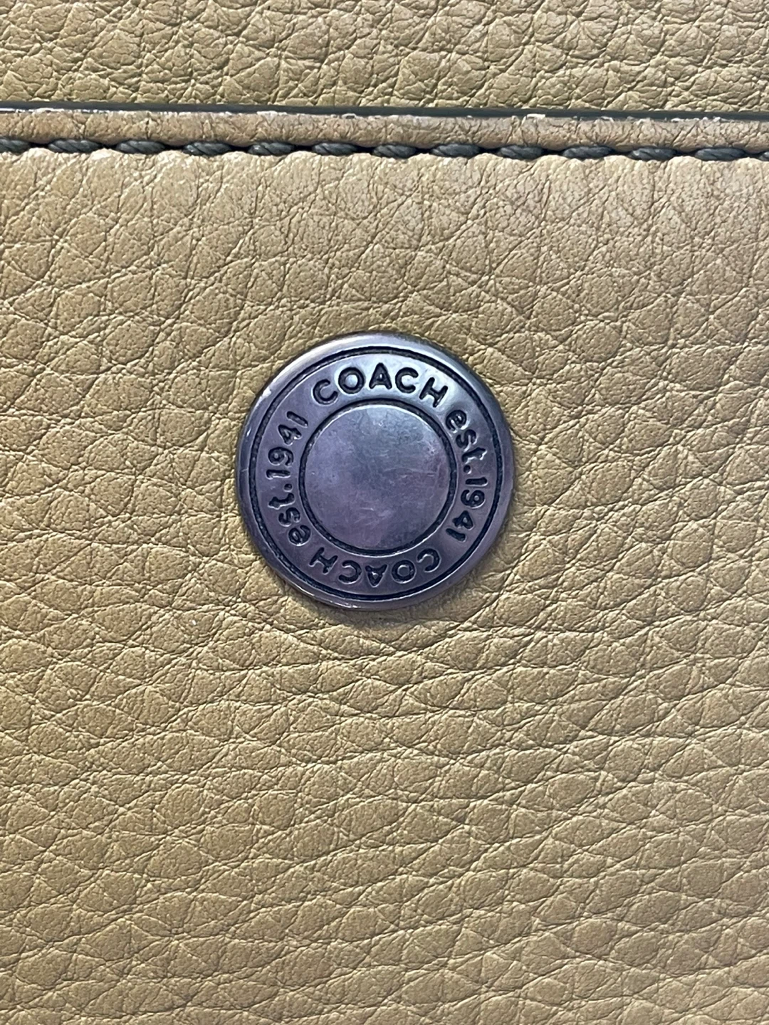 Coach Yellow Leather Shoulder Bag - photo 3