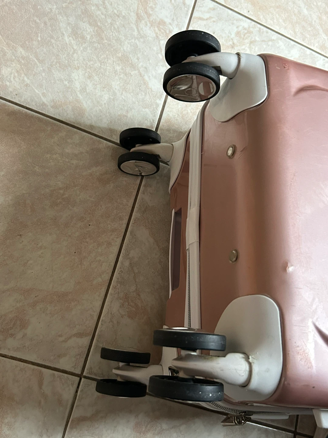 Bebe Rose Gold Hardshell Carry-On Luggage - photo 4