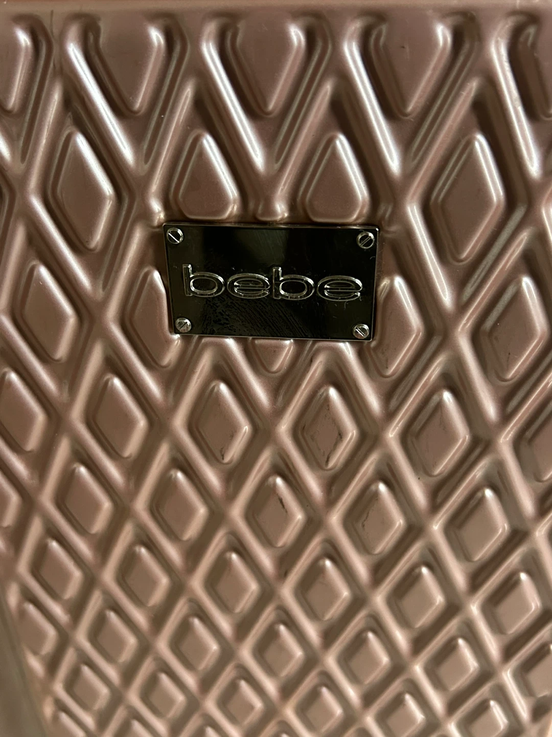 Bebe Rose Gold Hardshell Carry-On Luggage - photo 5