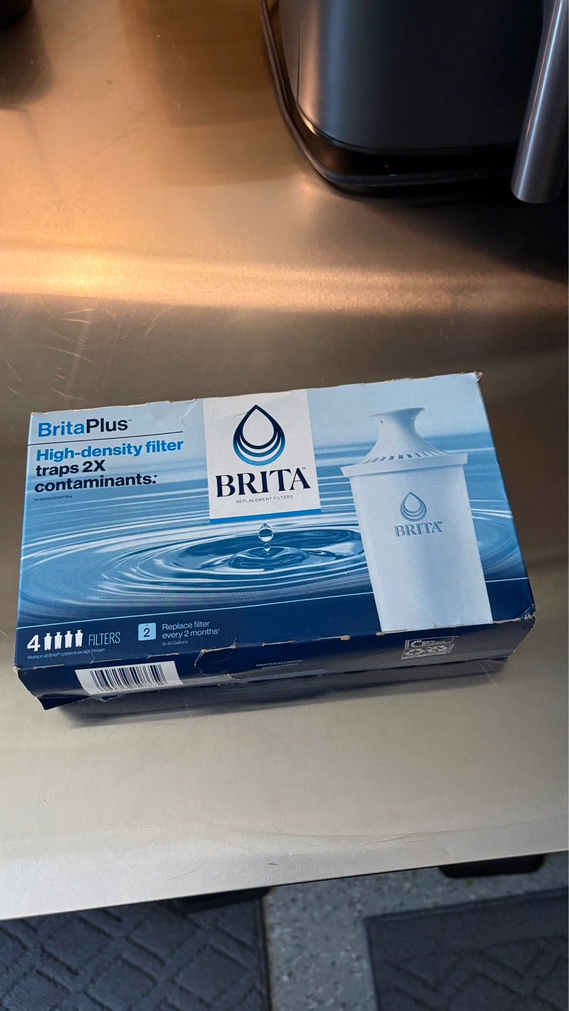 BritaPlus High-Density Water Filters - 4 Count