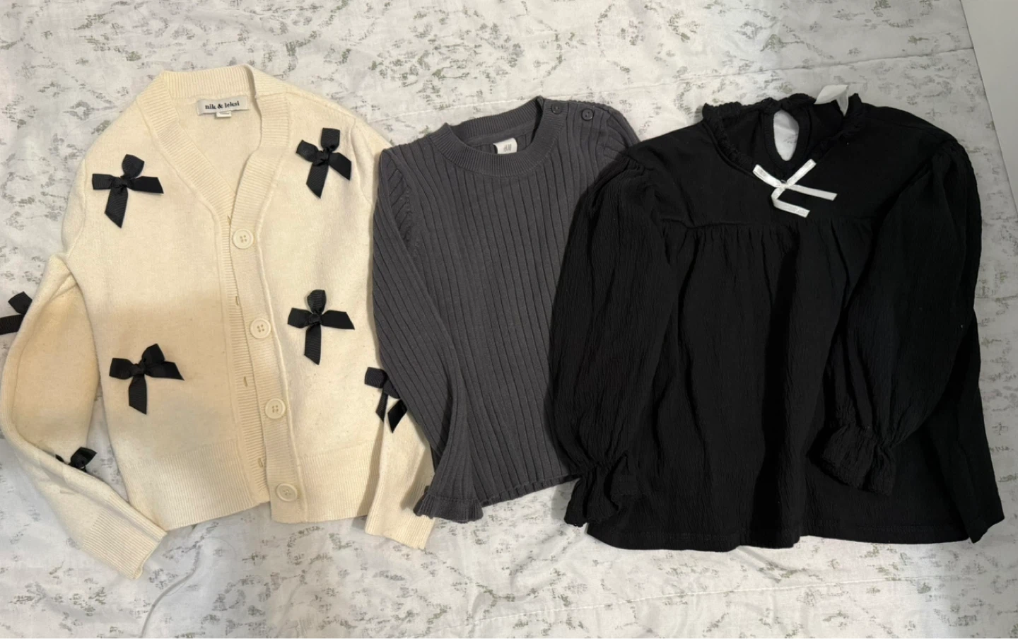 Bundle of Girls' Clothes - Tops, Cardigan, Pants & Pajamas - photo 4