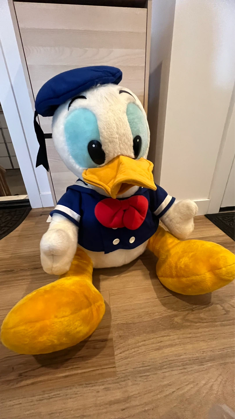 Disney Donald Duck Plush Toy - Approximately 28 inches