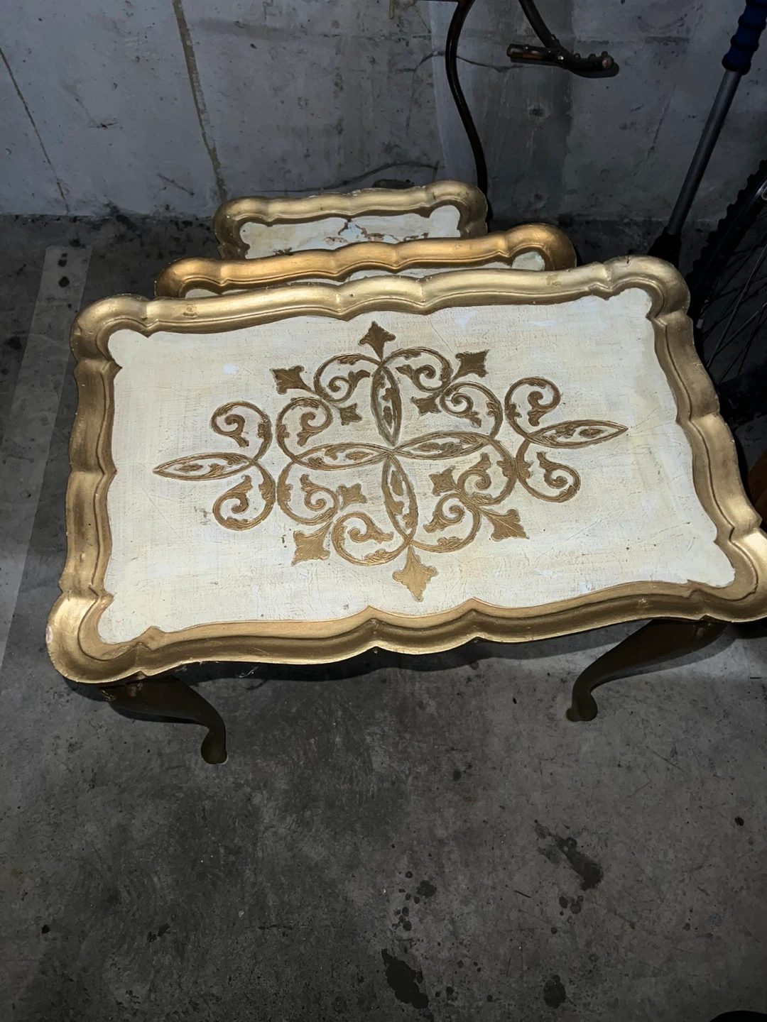 Set of 3 Vintage Nesting Side Tables - photo 3