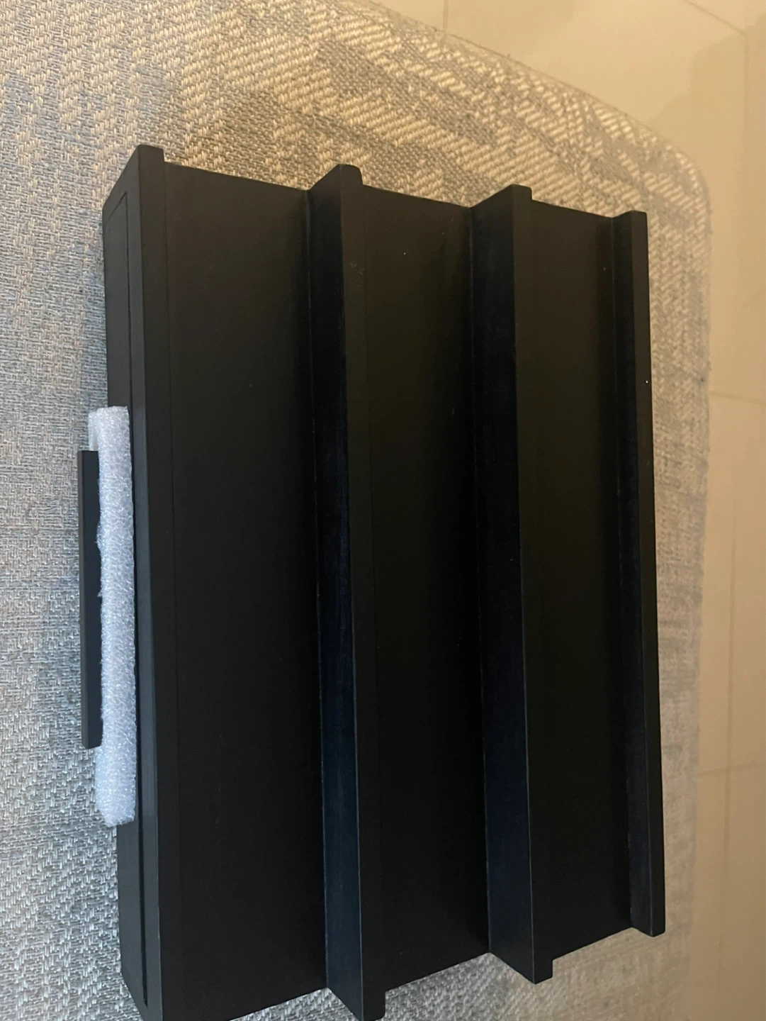 Black Wood Perfume/Beauty Organizer/Storage Unit